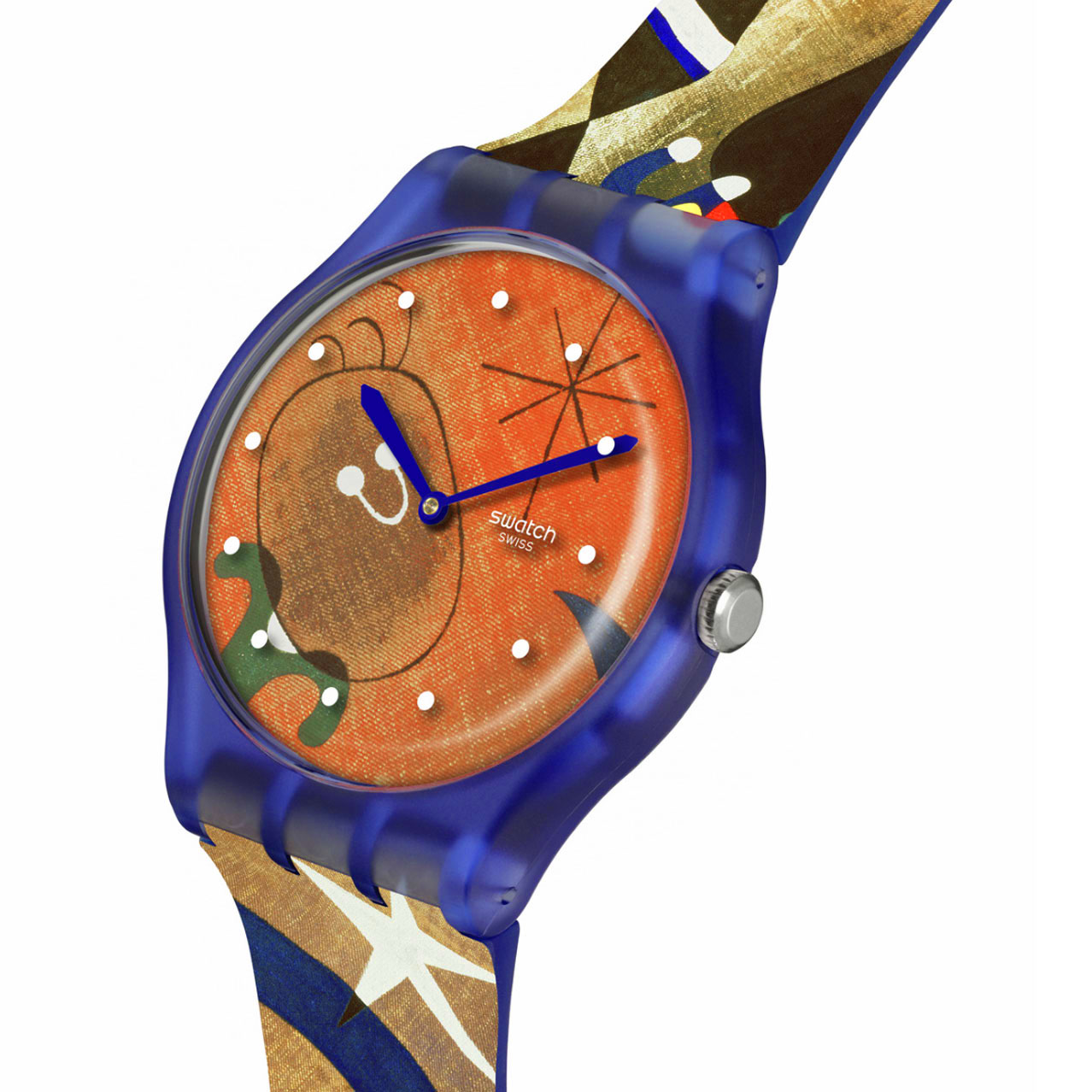 Swatch Miro's Woman & Bird in the Moonlight SO29N704