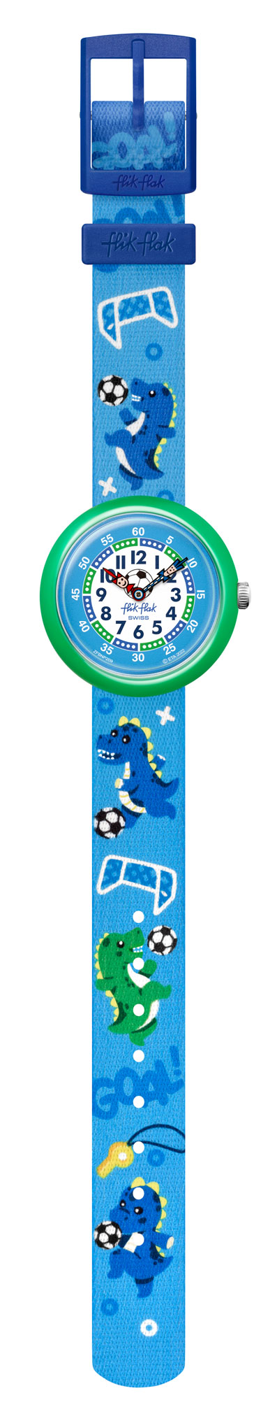 FLIK FLAK Soccerozaurus Kinderuhr FBNP209