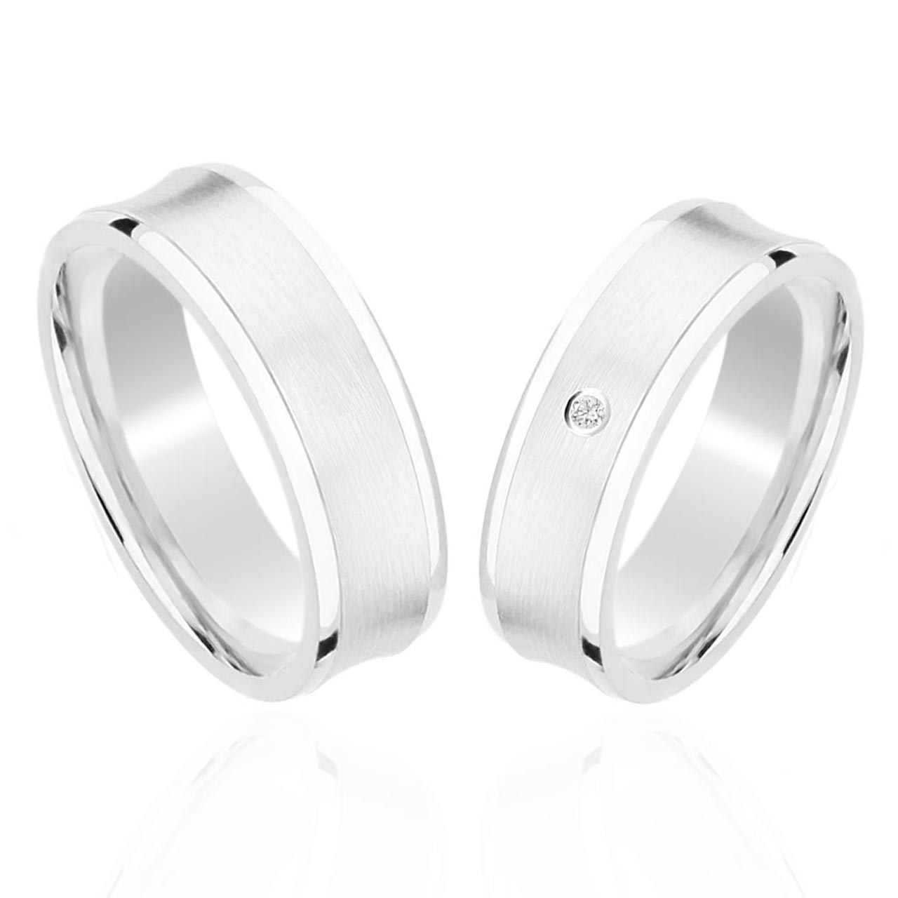 Eheringe 925 Silber Trauringe RT16014