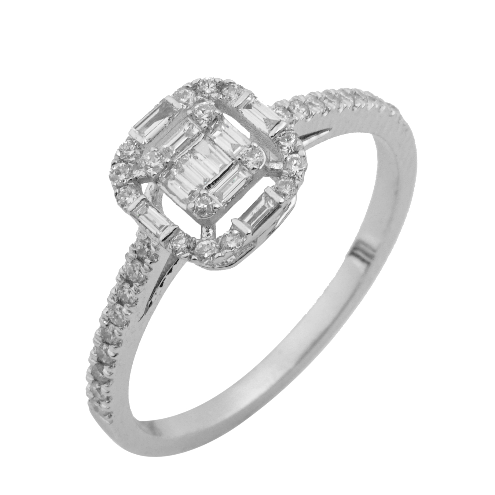 RingJIzEmVAKFa2fr Brillant Ring 585/- Weißgold EXR4226