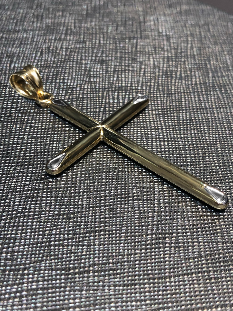 Kreuz Anhänger aus 585/- Gold EXP4005