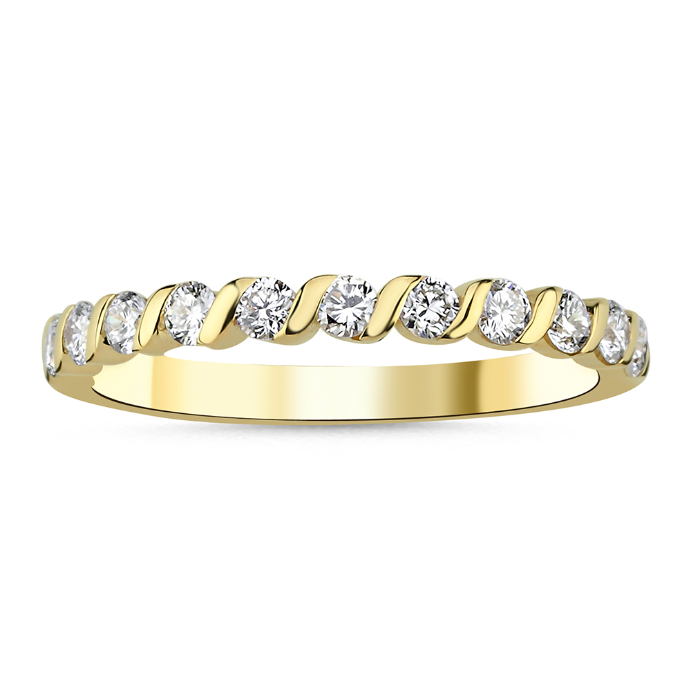 Memoire Eternity Ring 585/- Gold 0,56ct. Brillanten Kopie