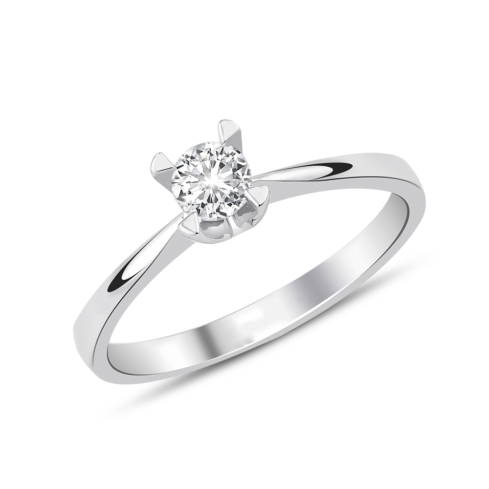 Solitär Brillant Ring 585/- Weißgold EXR4241