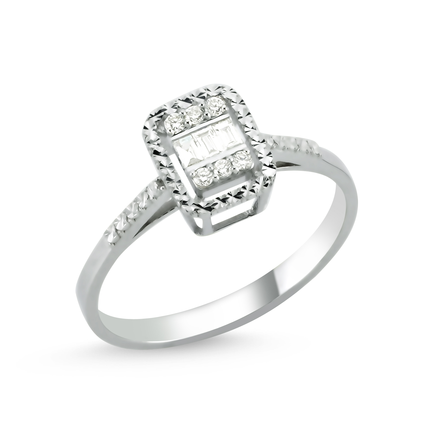 Ring17Lyyi6e1CPfz Brillant Ring 585/- Weißgold EXR4187