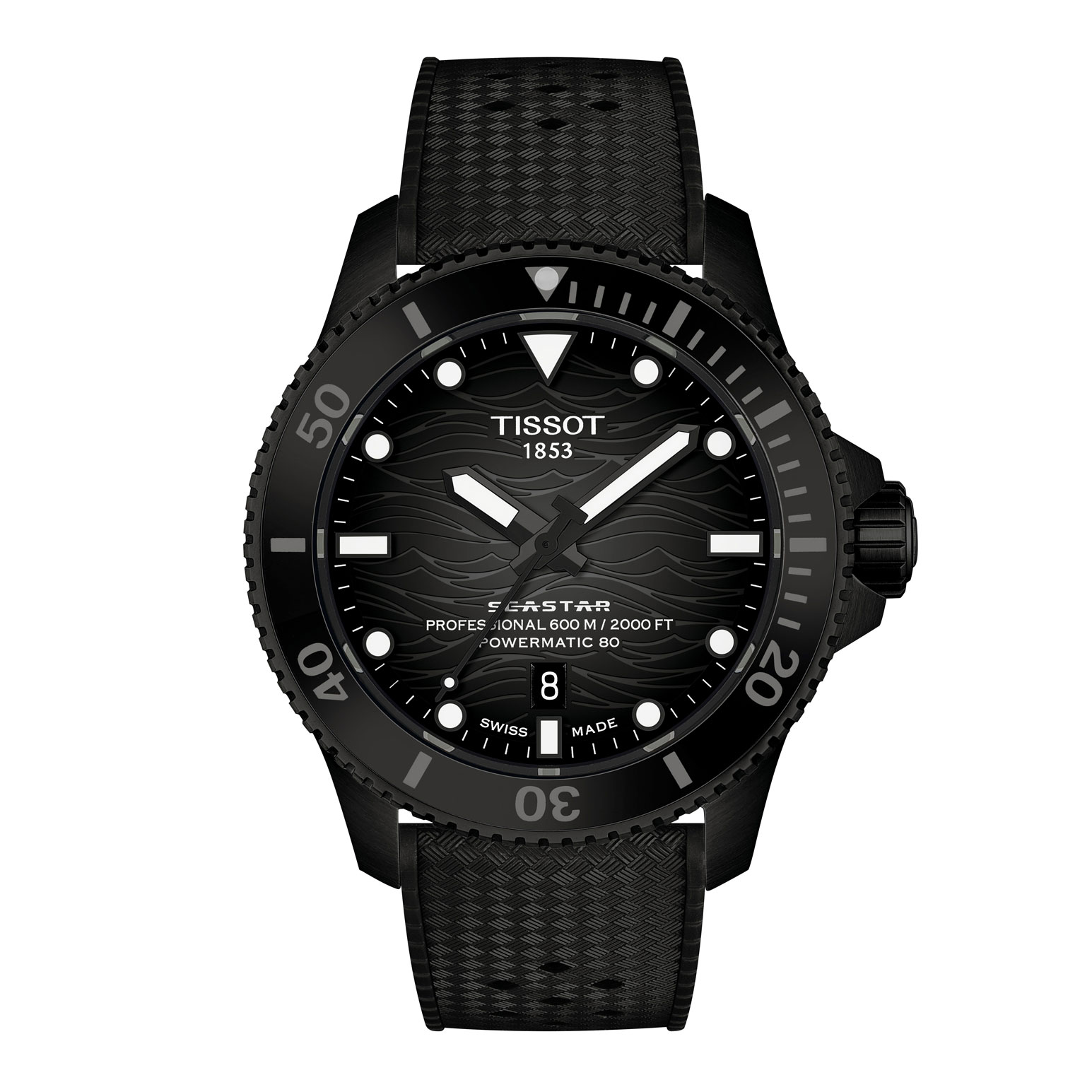TISSOT Seastar 2000 Professional 44mm Powermatic 80 T120.907.37.051.00