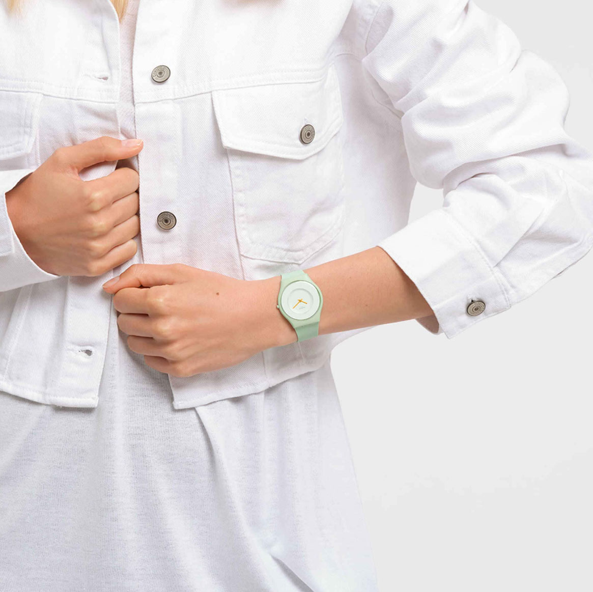Swatch Caricia Verde