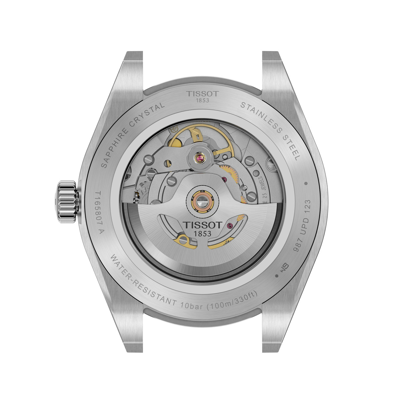 TISSOT Gentleman 38mm Powermatic 80 T165.807.11.091.00