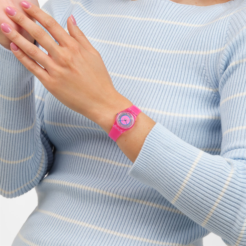 Swatch Prismatically Pink LP166