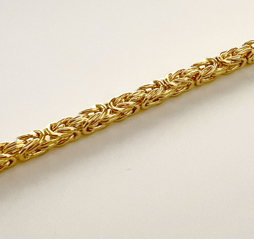 Königsarmband 5,7mm 585/-Gelbgold AR16015