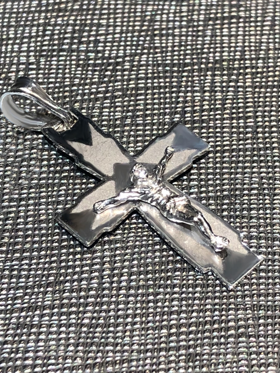 Kreuz Anhänger aus 585/- Gold EXP4010
