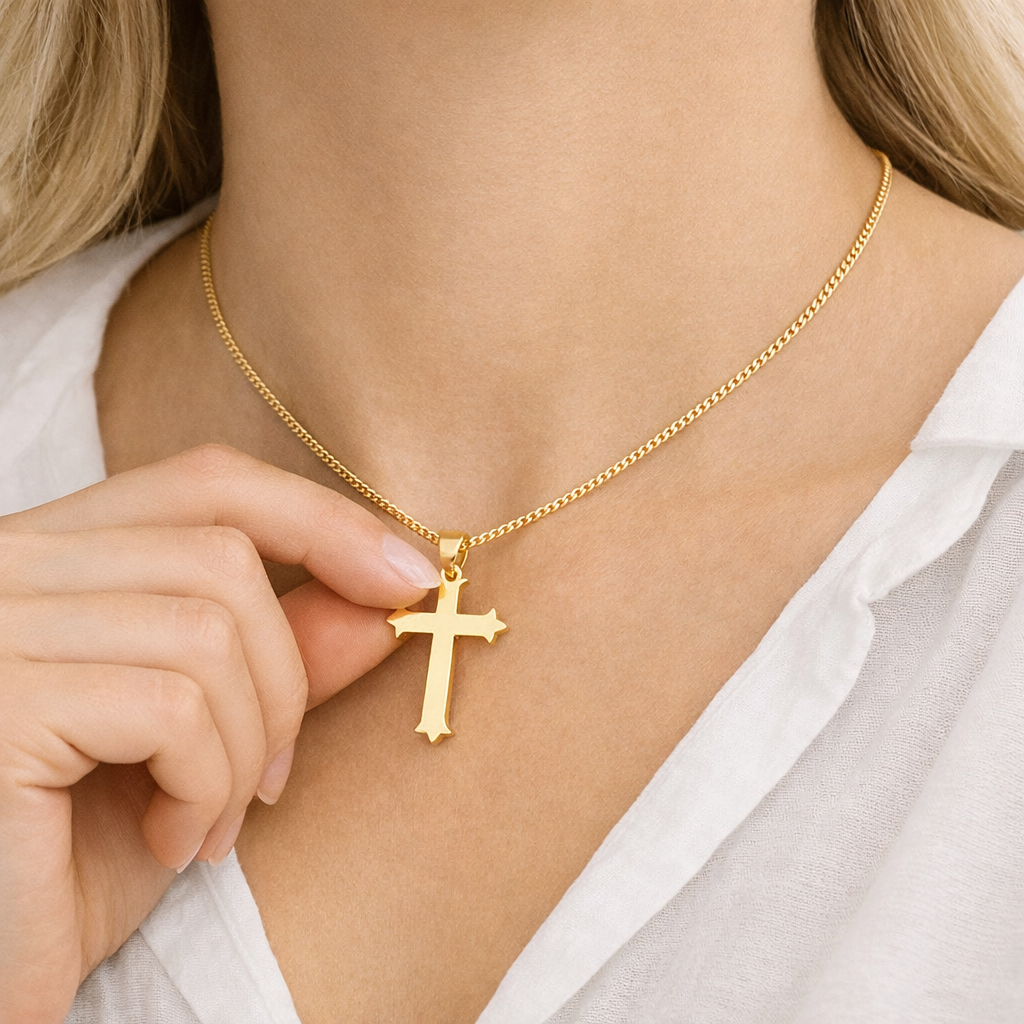 Kreuz Kruzifix 585 Gold