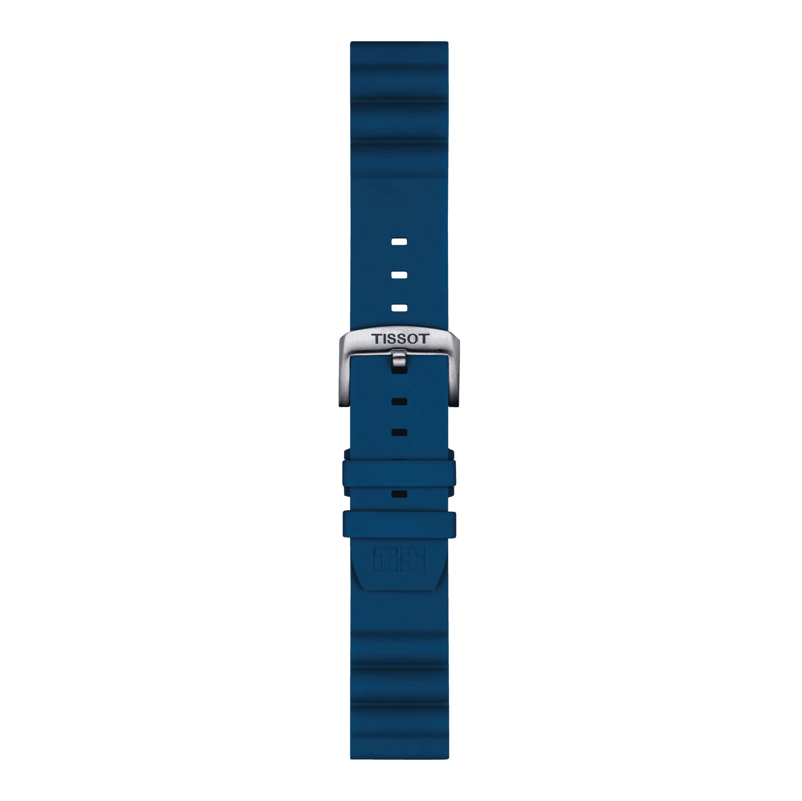 Original Tissot Silikonarmband 22mm Blau T852047175