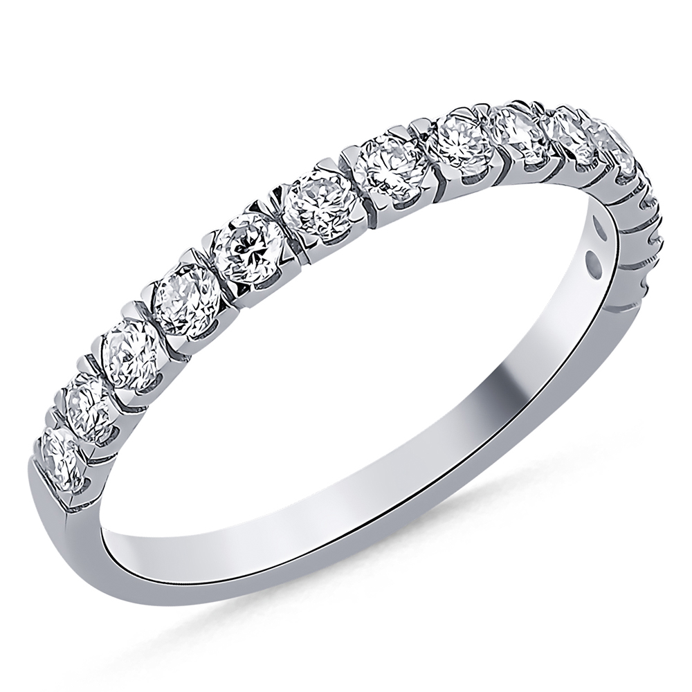 Memoire Eternity Ring 585/- Gold 0,56ct. Brillanten