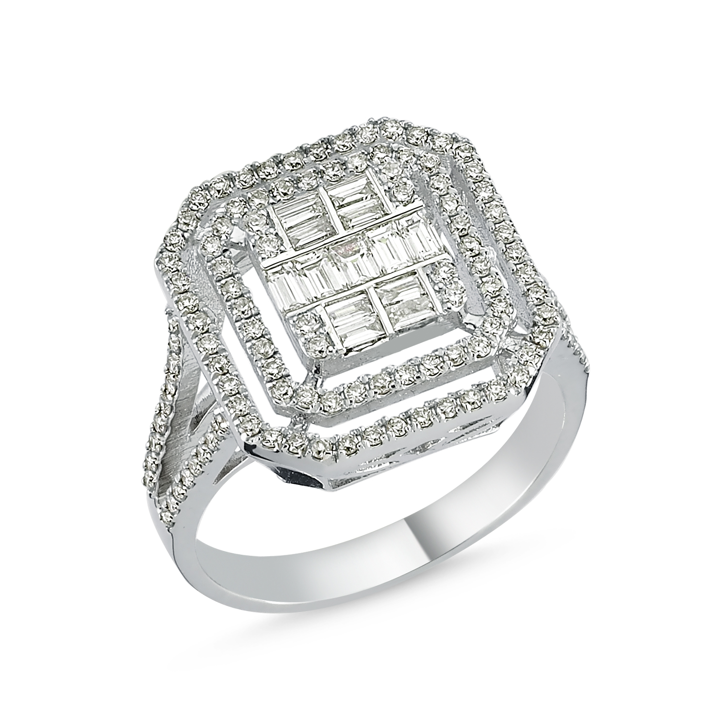 Ring3ILSBhaoQdR7X Brillant Ring 585/- Weißgold EXR4224