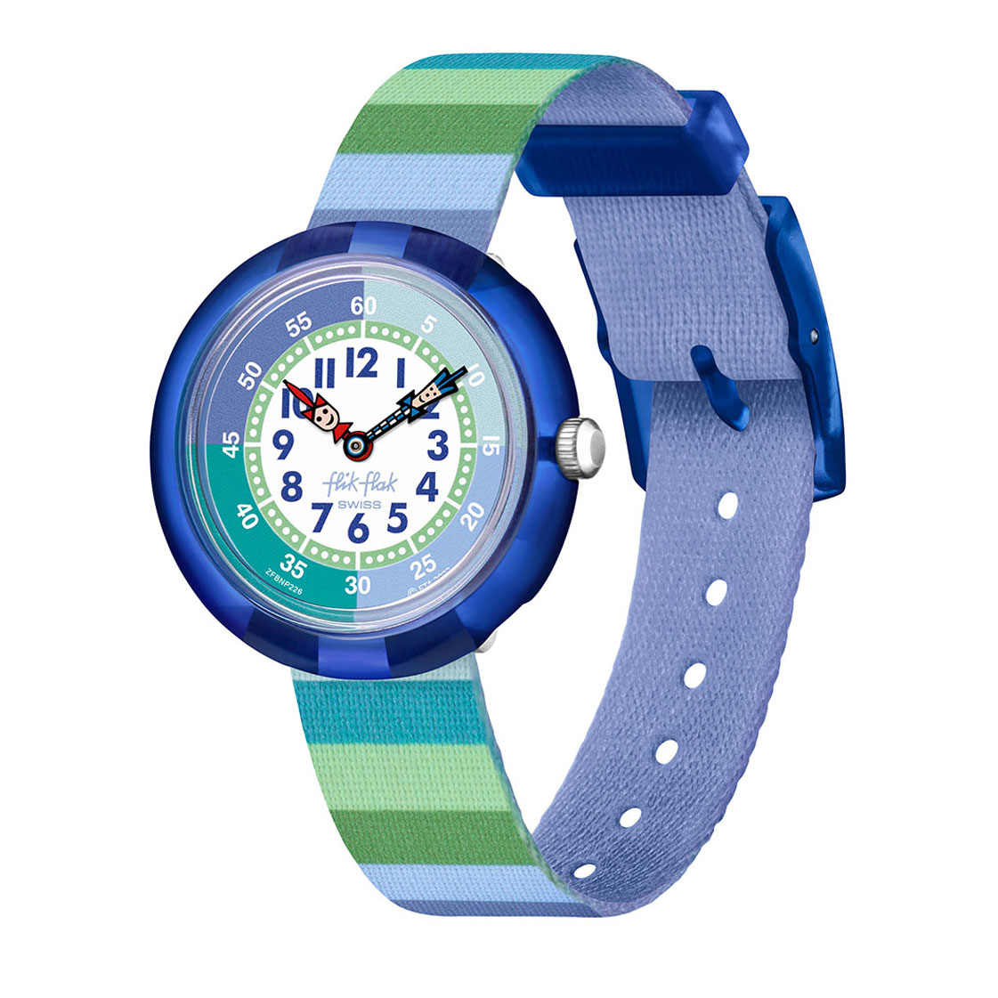 FLIK FLAK FLIK FLAK Stripy Green