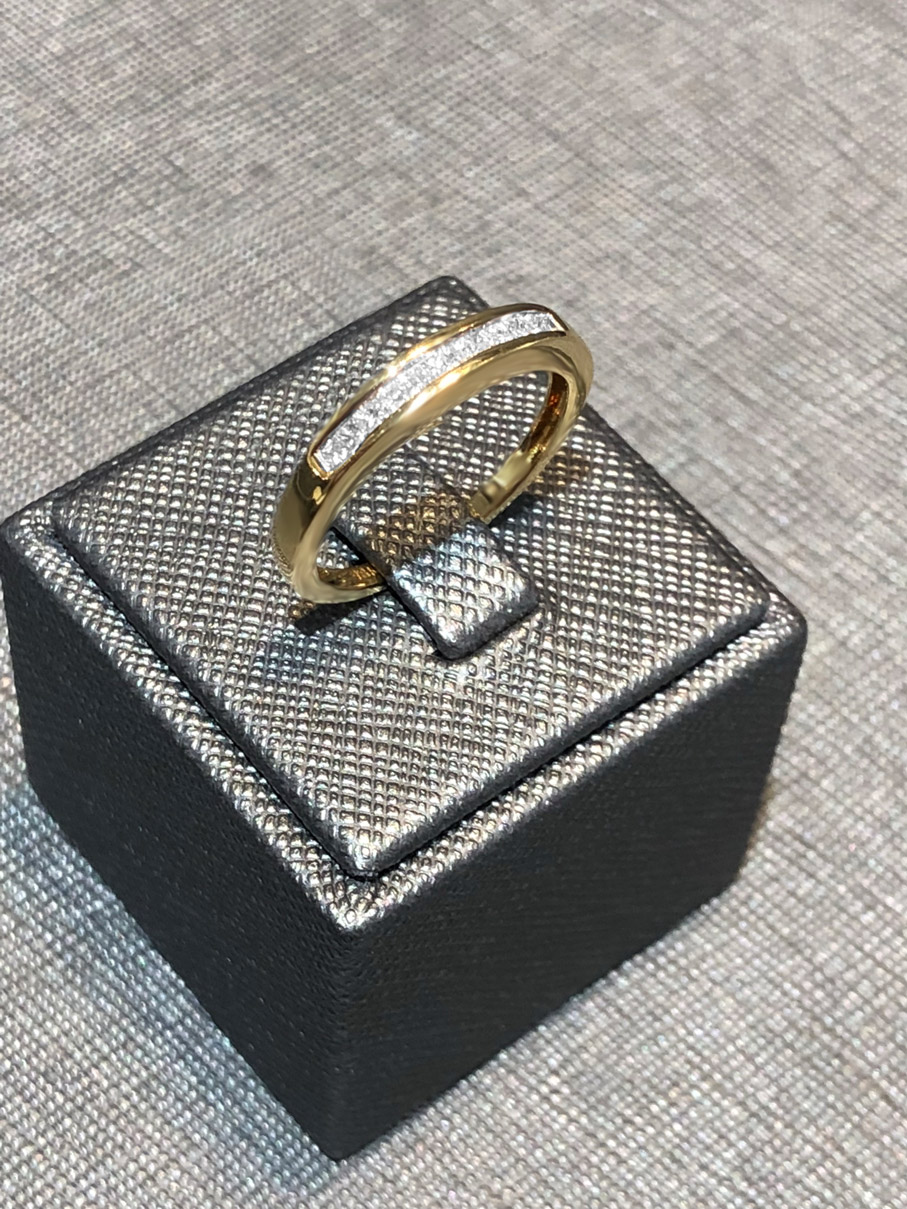 0,24ct. Brillant Ring 750/- Gelbgold EXR4091