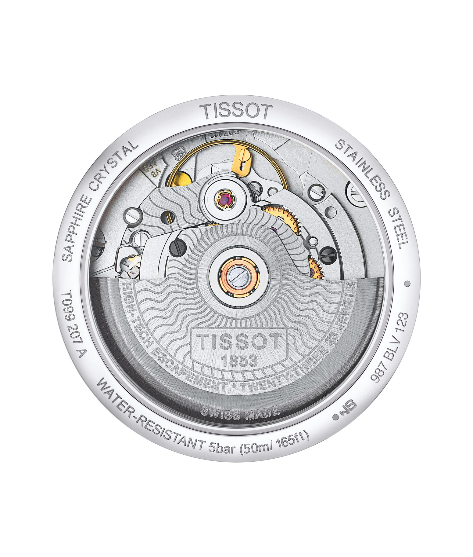 TISSOT Chemin des Tourelles Powermatic 80 Lady Damenuhr T099.207.11.048.00
