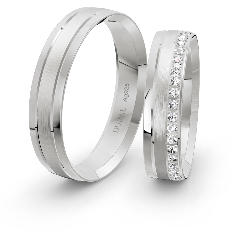 Trauringe 5,0 mm 925 Silber Trauringe 5,0 mm 925 Silber