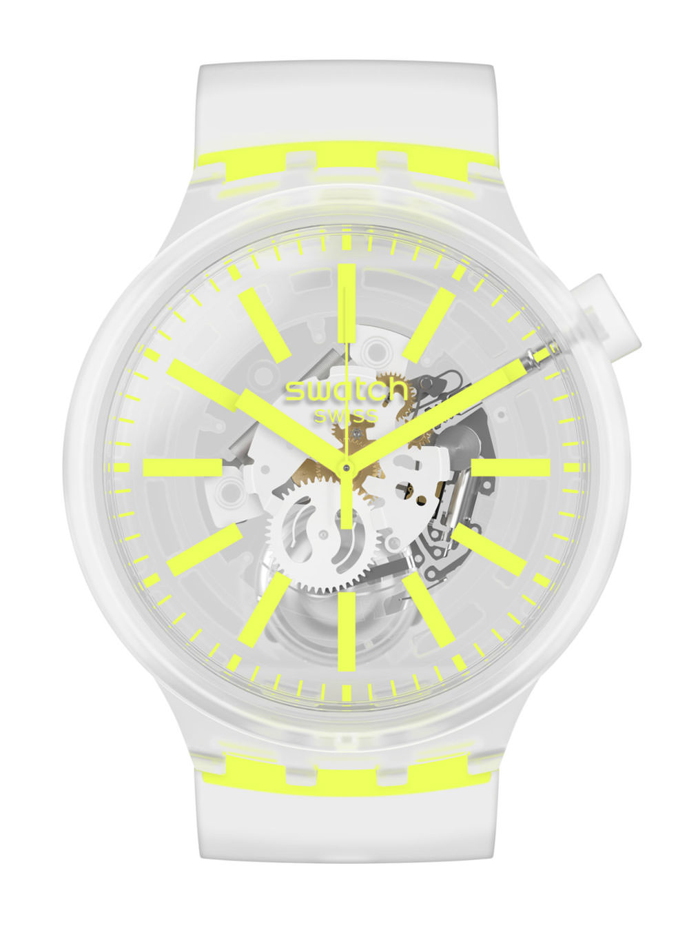 Swatch Big Bold Yellowinjelly SO27E103 Unisexuhr