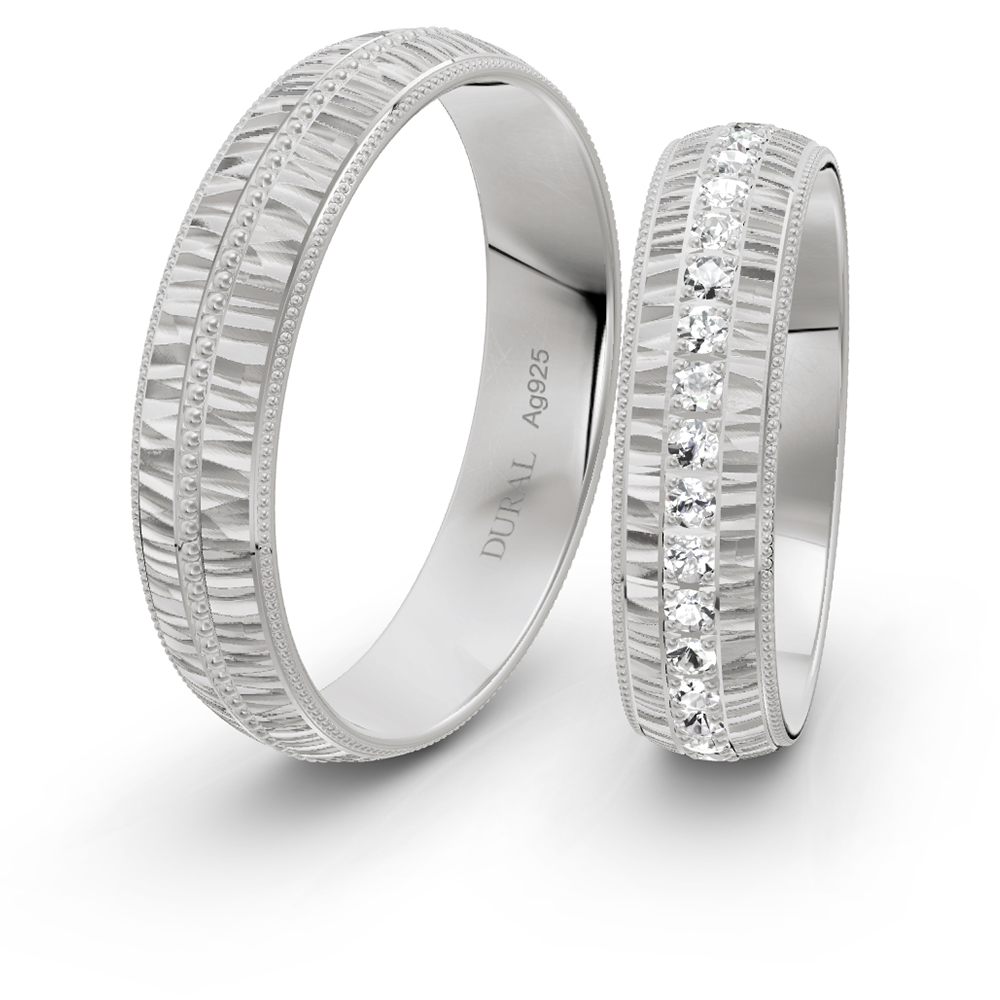 Trauringe 5,0 mm 925 Silber Trauringe 5,0 mm 925 Silber