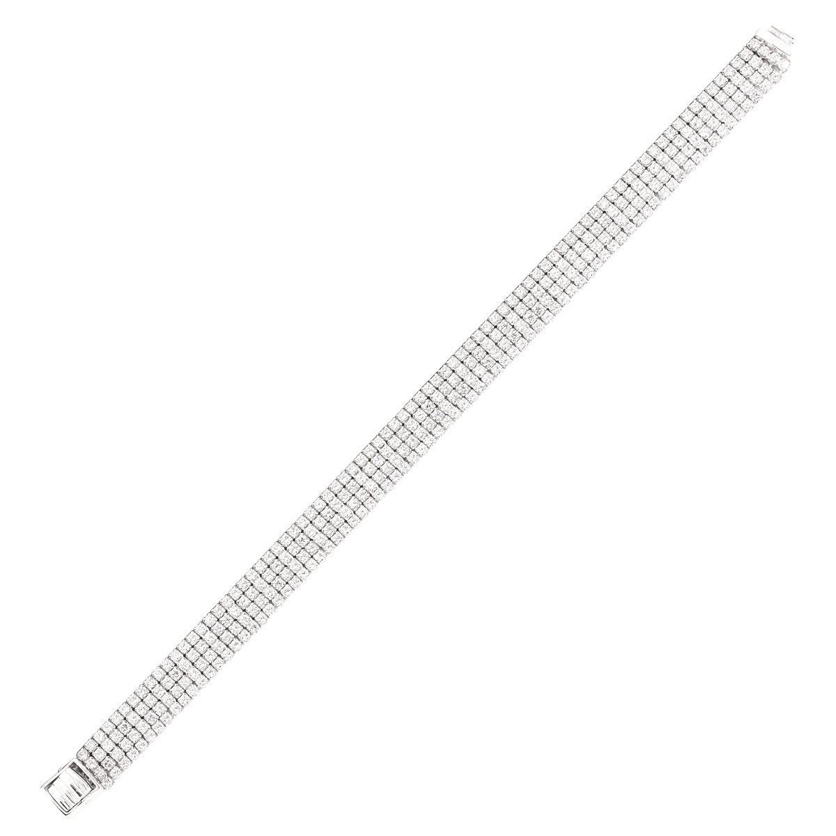 Damenarmband 925er Silber mit Zirkonia 18,5cm